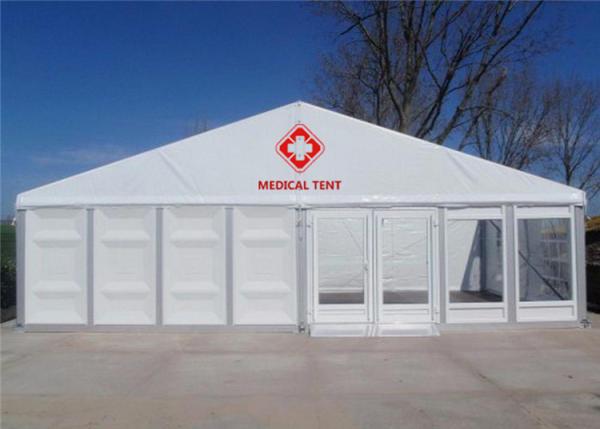 White Water Proof Hospital Tent Isolation Emergency Shelter 20x50 Aluminum Frame