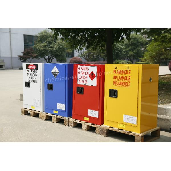 2 Door Vented Laboratory Locking Metal Flammable Storage Cabinet For Liquid Chemical