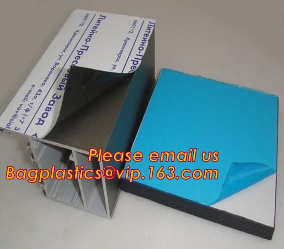 Clear Professional Marble PE Plastic Protective Films/Foils/Tapes Rolls, Self Adhesive Protective Film For Plastic Panel