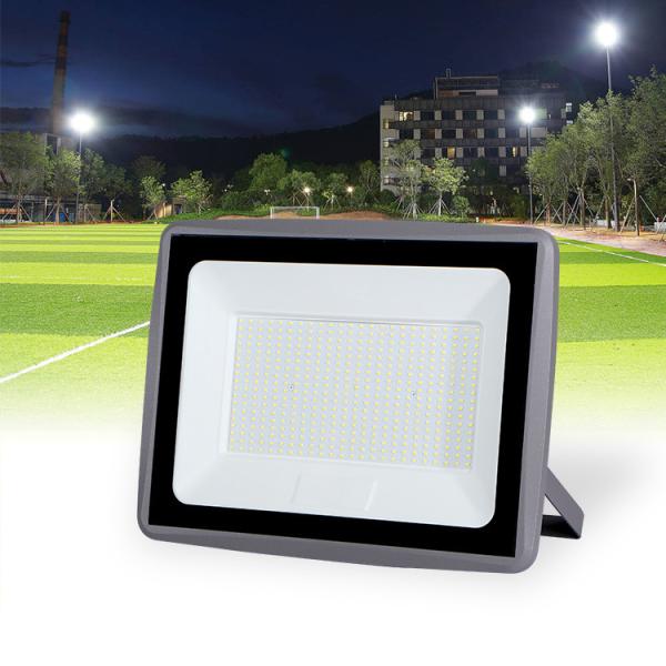 verre trempé mince de logement en aluminium imperméable extérieur de lumière d'inondation de 6500K Ra80 LED