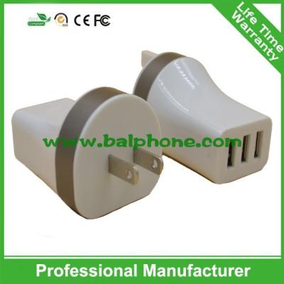 EU US UK Plug 3 usb wall usb charger 5V3.1A