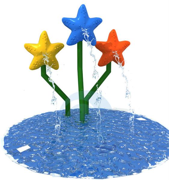 Sunflower Water Splash Pad 3.0m Height Children Water Play Equipment
