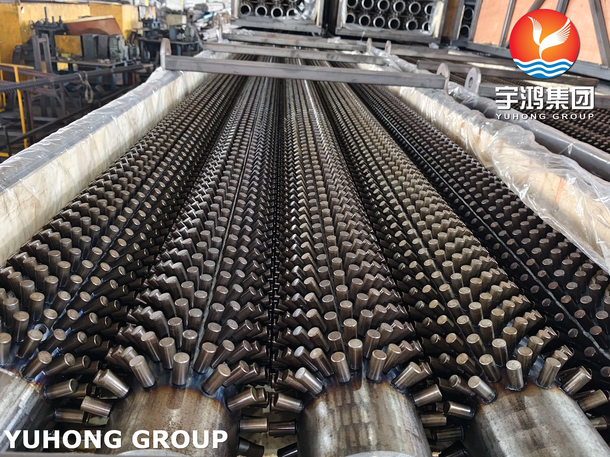 ASME A106 Gr.B Carbon Steel Studded Fin Tube for Refinery Fired Heater Convection Section