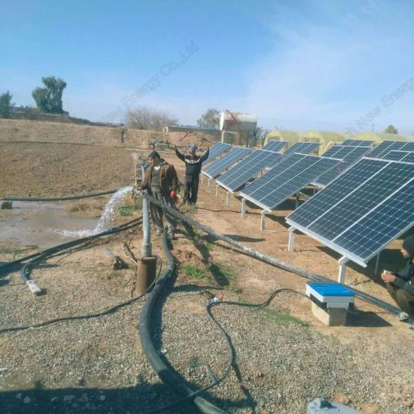Waterproof 15kW Solar Water Pump Irrigation System With Solar Pump Inverter In Iraq