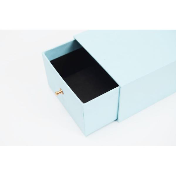 Custom Logo Pink Sliding Jewellery Boxes for Earring Bracelet Paper Type Coated Paper