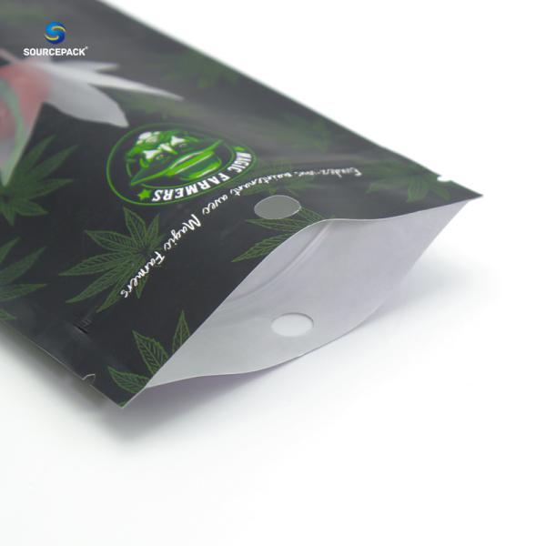 UV Protection Included Custom Weed Packaging With Gravure/Digital Printing Process