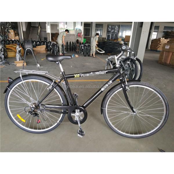 Customize Aluminum Frame 21S Women's Urban Bike Fitness Bikes Hybrid Bicycle for Adult