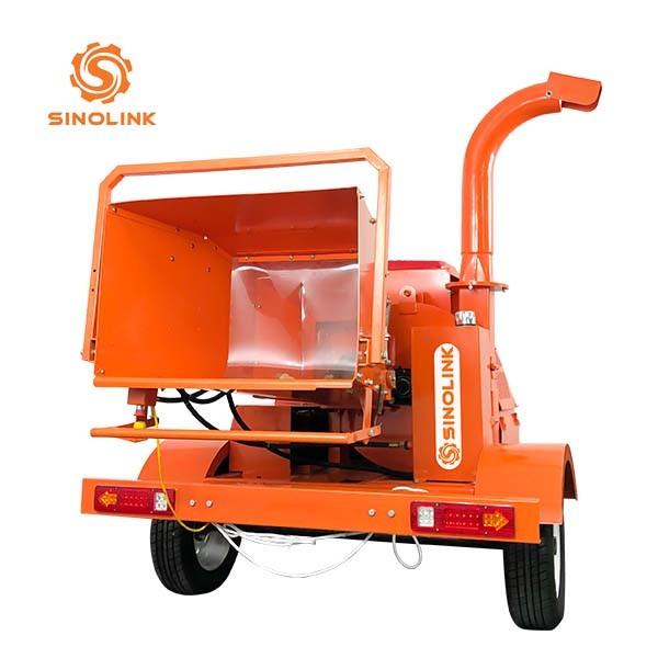Household Wood Chipper For Palm Fronds Tractor Wood Mulching Machine