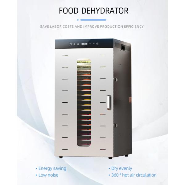 6 Layers Stainless Steel Commercial Food Beef Dryer Dried Meat Dry Fruit Industry Jerky Dehydrate Machine for Sale