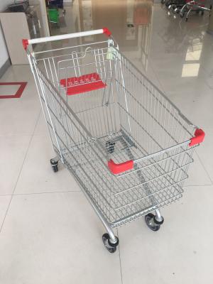240L Store Shopping Cart Zinc Plated And Powder Coating For Supermarket
