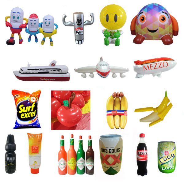 Custom Branded Product-Shaped Inflatable Mascot - Promotional Advertising Display for Brand Marketing, Trade Shows & Retail Decor (100% Customizable Shape/Logo/Colors, Durable PVC)