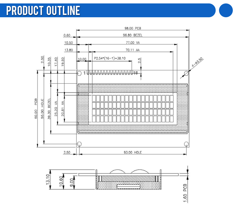 BTN Black Film 2004K ST7063 LCD Display 2004 IIC/I2C Interface Adapter Board ST7066U Display Monitor