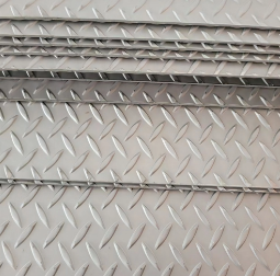 Non Slip Thickened Embossed Steel Sheet Metal Plate 20 Gauge Practical