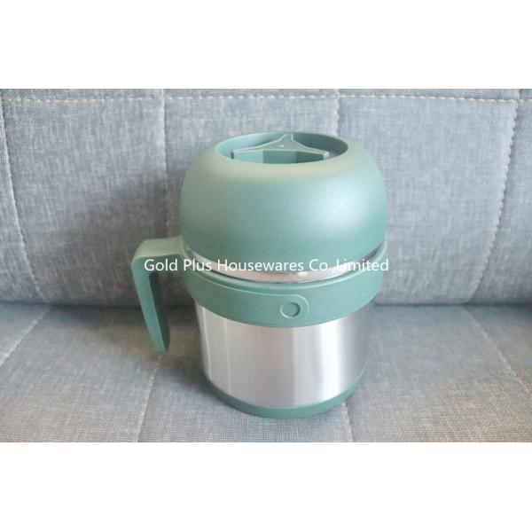 1500ml Tableware Leak Proof Stainless Steel Lunch Box Green Vacuum Insulated Soup Jar