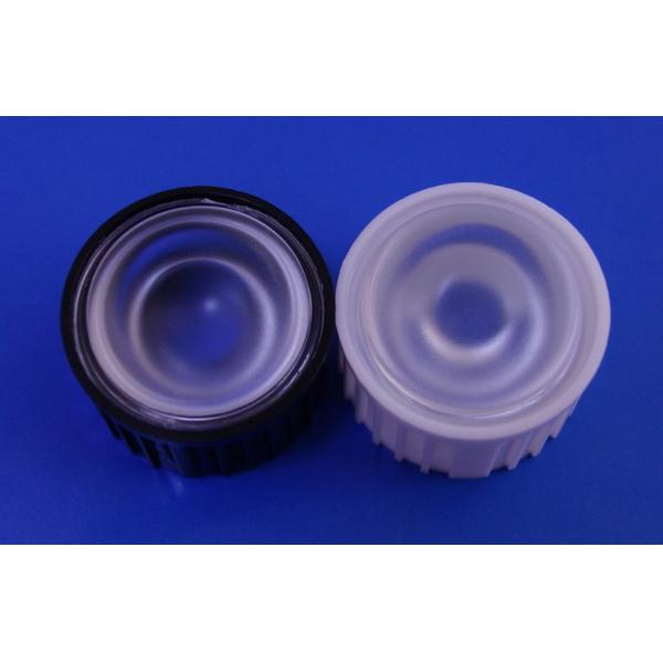 Frosted 90 degree 1W / 3W Optic PMMA Led Lens for Led Flashlight