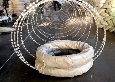 Convenient Construction Stainless Steel Razor Wire Snake Belly Spiral Barbed Wire Fence