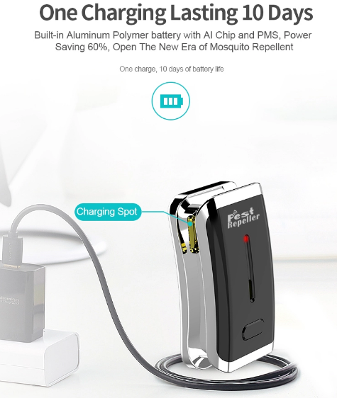 Anti Mosquito Watch Ultrasonic Fly Repeller Pest Repeller Watch for Outdoor