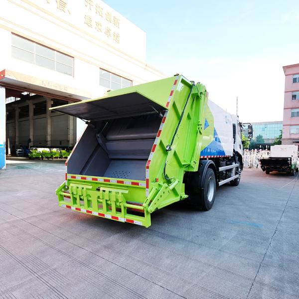 Automatic Compressed Garbage Truck Rear Loaders Garbage Compactor Truck