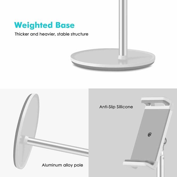 Шарнирное соединение 360 складывая выскальзывание 144mm настольной стойки телефона анти- для Ipad