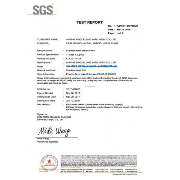 Anping Kingdelong Wire Mesh Co.,Ltd