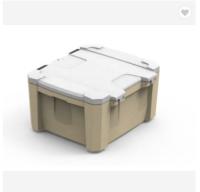 Boîte de stockage moulée à la rotation en plastique