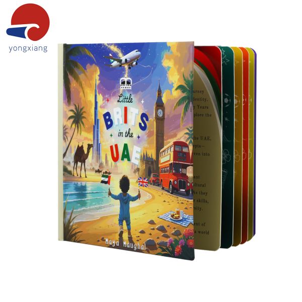 25*25CM Bespoke Book Printing Round Corner Childrens Educational Books Eco Friendly