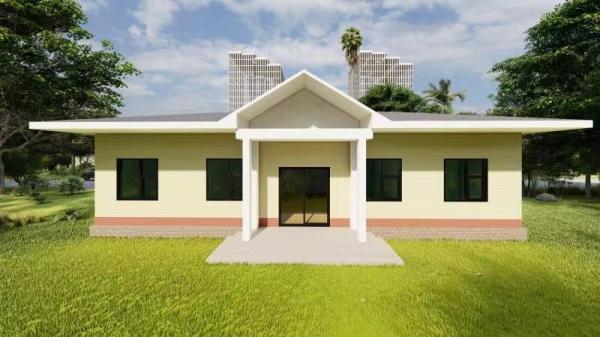 Construção de casa pré-fabricada pre projetada da construção de aço