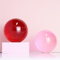 Factory wholesale Customized resin decoration clear acrylic balls colored decorative ball  transparent acrylic toy balls