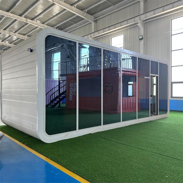 Dimensões personalizáveis Pod de casa móvel de trabalho e residência com suporte técnico online