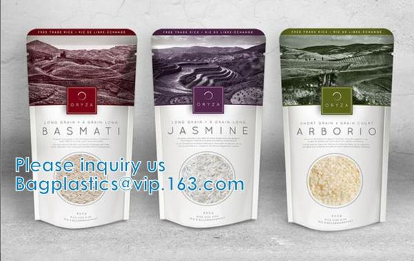 Rice Bags, Rice Pouch, Slider Pouch With Handle, Food Products, Nutritious Food, Tea And Coffee Pouches