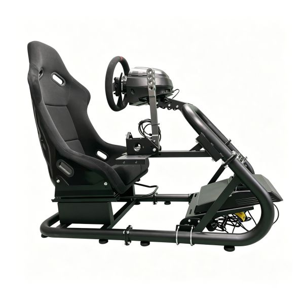 Premium Sim Racing Cockpits Simulator Carbon Steel Frame For Thrustmaster T300RS