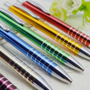 Factory New Design Custom Advertising Ball Pen, Gift Aluminum Ballpoint pen