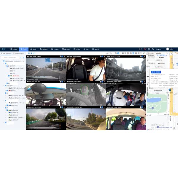 4G GPS мобильный Dvr в автомобиле Blackbox с AI ADAS DMS BSD