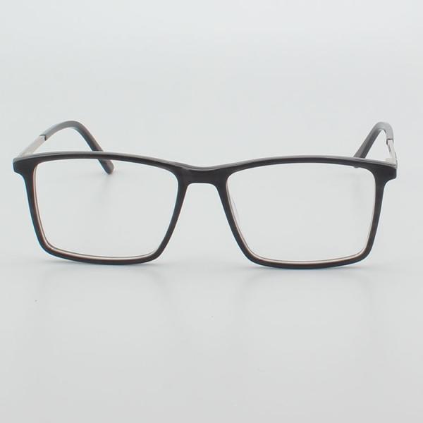 Fashion Men Business Casual 53mm Retro Square Glasses