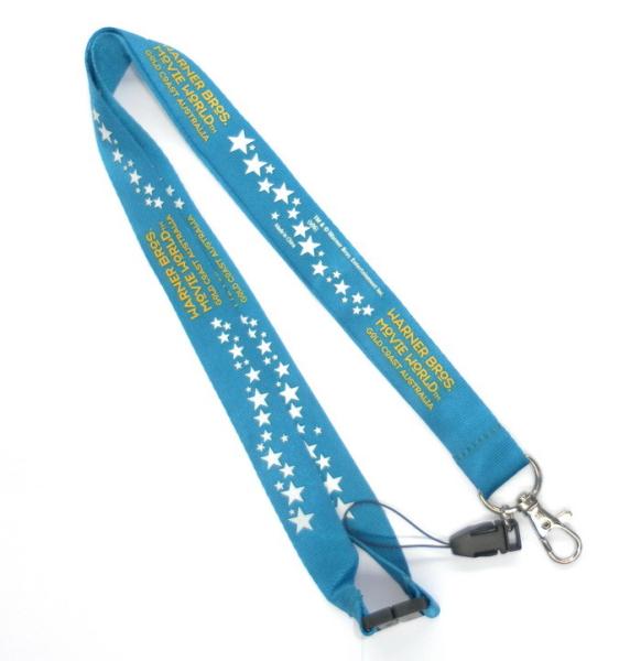 Silk Screen Colorful Logo 100% Nylon Neck Strap, Safety Breakaway Lanyards