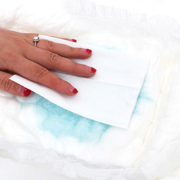 Printed Absorbent Incontinence Diapers for Adults Large Size Cotton Nappies