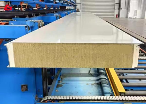 Rock Wool Sandwich IMP Wall Panels Fireproof Soundproof PU Closing Sealing Edge
