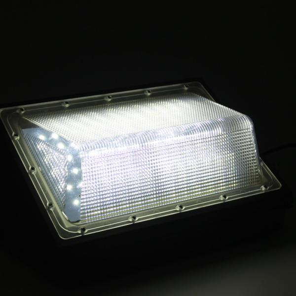 Full Cut Off Wall Pack Lighting Fixtures Exterior With Motion Sensor ETL DLC Listed