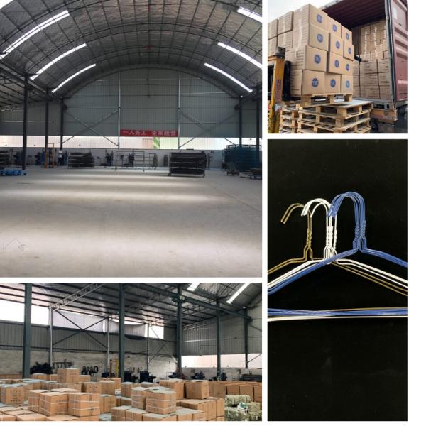 1.9mm 16 Inch Cloth Drying Hanger , Powder Coating Laundry Wire Coat Hangers