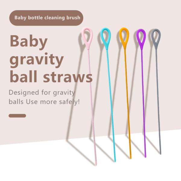 Versatile Deep Cleaning Long Water Bottle Brushes Heat Resistant Sturdy Kitchen Brush For Easy Cleaning Hangable Cup Cleaner