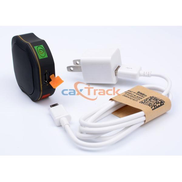 Черный акселераторь SOS 3D отслежывателя GPS высокой точности A-GPS животный