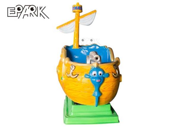180W Pirate Ship Swing Children'S Coin Operated Rides For Star Hotels