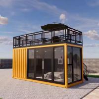 Preparación de la instalación plegable modular hogar a prueba de viento y aislamiento térmico