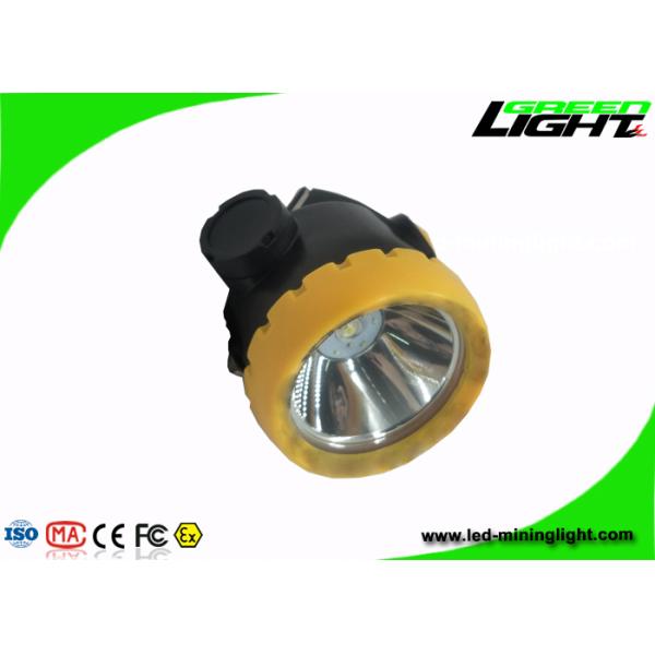 Mining Cordless Cap Lamp Rechargeable Battery Powered With Main And Sub Light