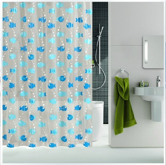 70 × 72 Inches Waterproof Heavy Duty Shower Curtain OEM / ODM Acceptable