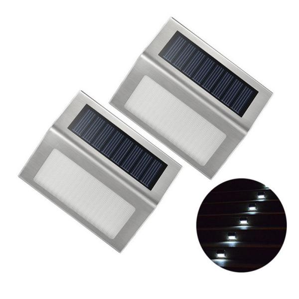3.94in 1.2V Waterproof Outdoor Solar Deck Lights CE Stainless Steel