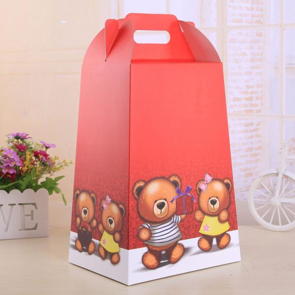Custom Cartoon Bear Gift Box Paperboard Packaging