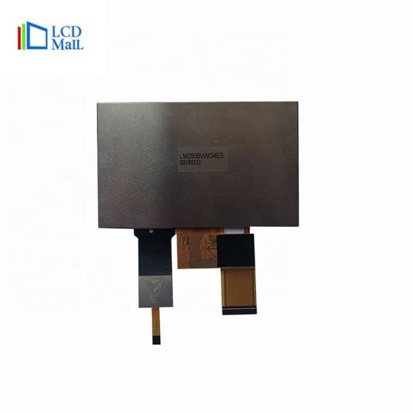 Customized 24 Bit RGB Interface 5 Inch TFT LCD Display 800x480 Dots
