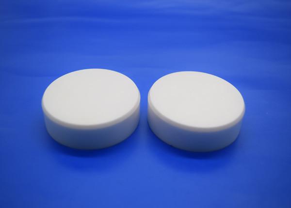 White Color Machinable Ceramic Block 95 - 99.7 % Alumina Circular Block / Disc