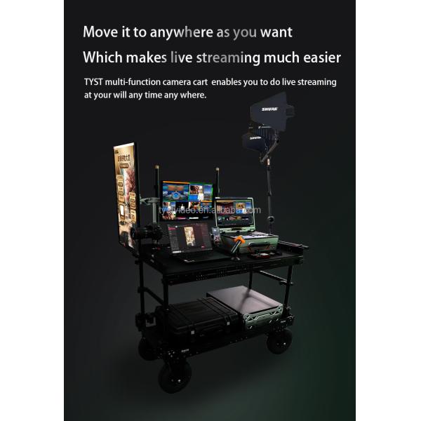 Equipment Storage Movie Shooting Studio Room Cart with Unfold Dimensions 120*60*92cm